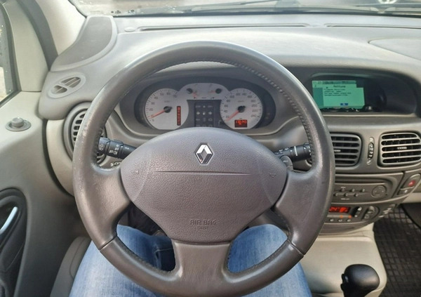 Renault Scenic cena 9990 przebieg: 170149, rok produkcji 2002 z Siewierz małe 631